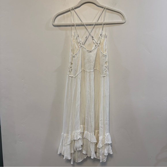 FREE PEOPLE one adelle mini slip dress sz large - Picture 2 of 16